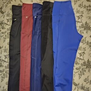 Fabletics Cold Weather Fleece Lined Pocket Leggings